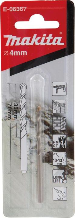 Actual product image Makita Betonbohrer 4x70 mm - E (4 millimetres)