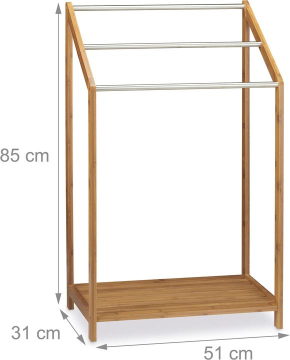 Actual product image Relaxdays Towel holder