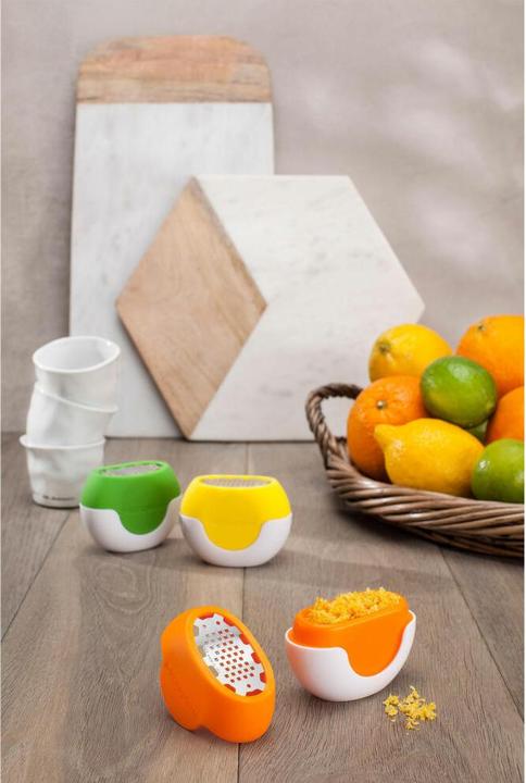 Actual product image Microplane Flexi Citrustool w/opsamling orange