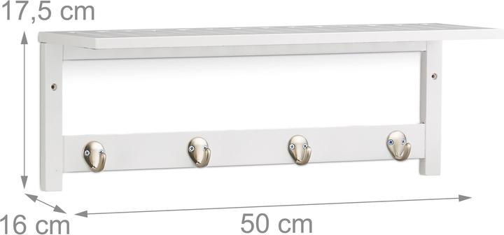 Produktbild Relaxdays Wandregal (50 x 16 x 17.5 cm)