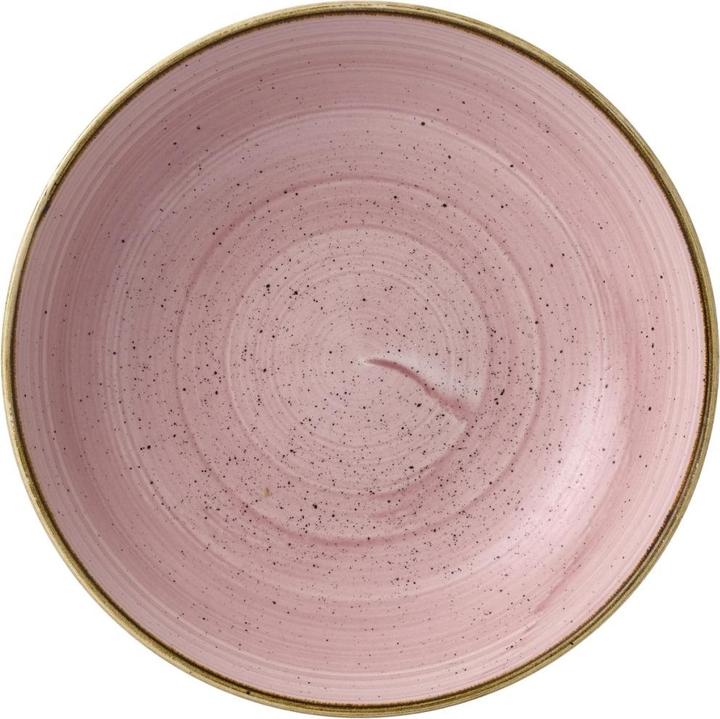 Churchill Stonecast Petal Pink plate coupe deep 24.8cm (1 x, 24.80 cm)