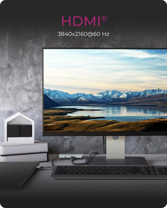 Produktbild Icy Box IB-DK4022a-CPD (USB-C, 6 Ports)