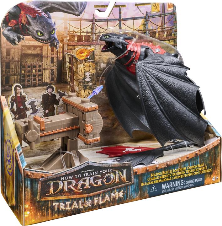 Actual product image DRAGONS Drachenzähmen leicht gemacht - Drachenkampf Spielset Ohnezahn mit Kanone