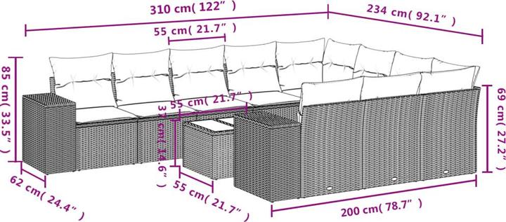 Produktbild vidaXL Paisley