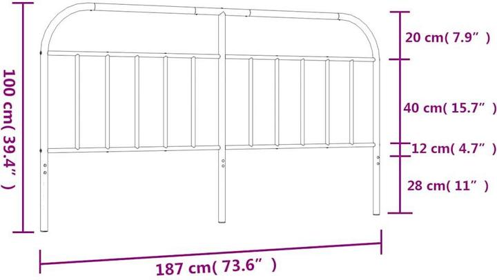 Immagine prodotto vidaXL Nixon (187 x 3 x 100 cm)