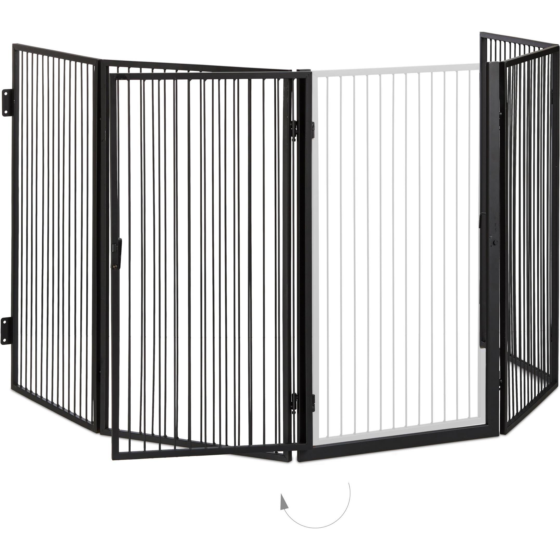 Relaxdays, Zubehör Kerzen + Kamin, Kaminschutzgitter (220 x 1.5 x 76 cm)