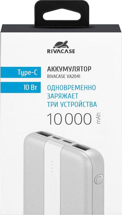 Immagine prodotto Rivacase POWER BANK USB 10000MAH/VA2041 (10000 mAh, 10 W, 37 Wh)