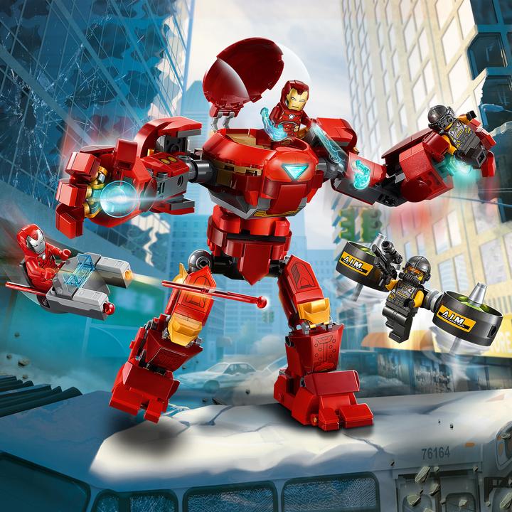 Produktbild LEGO Iron Man Hulkbuster vs. A.I.M. Agent (76164, LEGO Marvel)