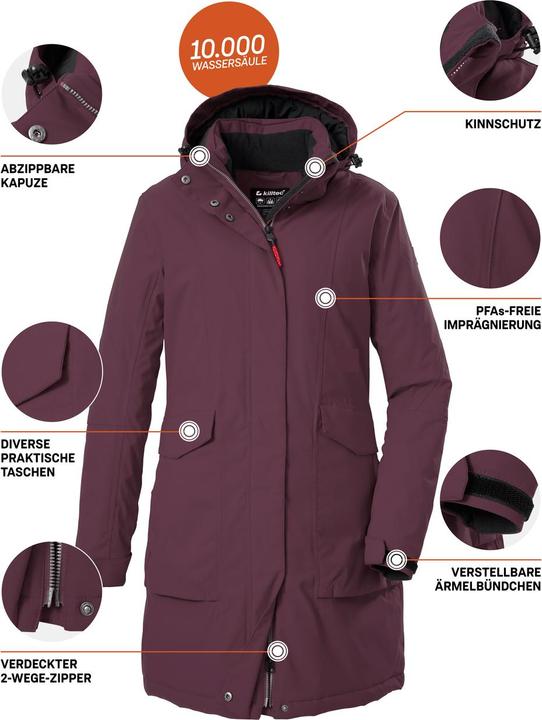 Immagine prodotto Killtec Damen Funktionsparka (40)
