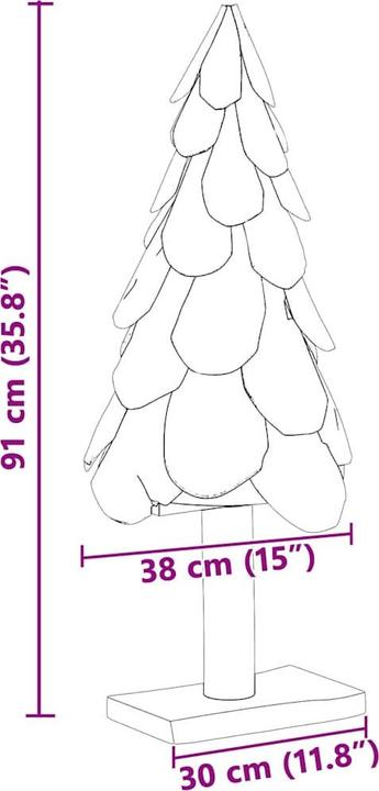 Actual product image vidaXL Urlaubsdekoration (90 cm)