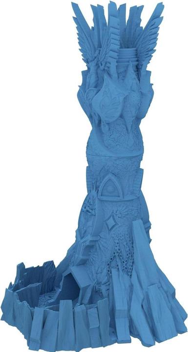 Produktbild Feldherr Fates End Dice Tower HeavenHell himmelblau, 3D gedruckt (Kunststoff)