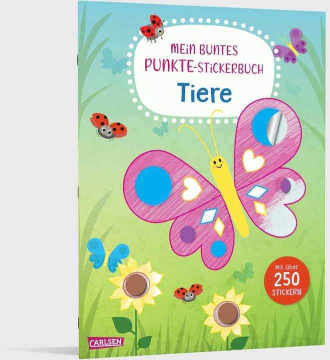 Actual product image My colourful dot sticker book: Animals