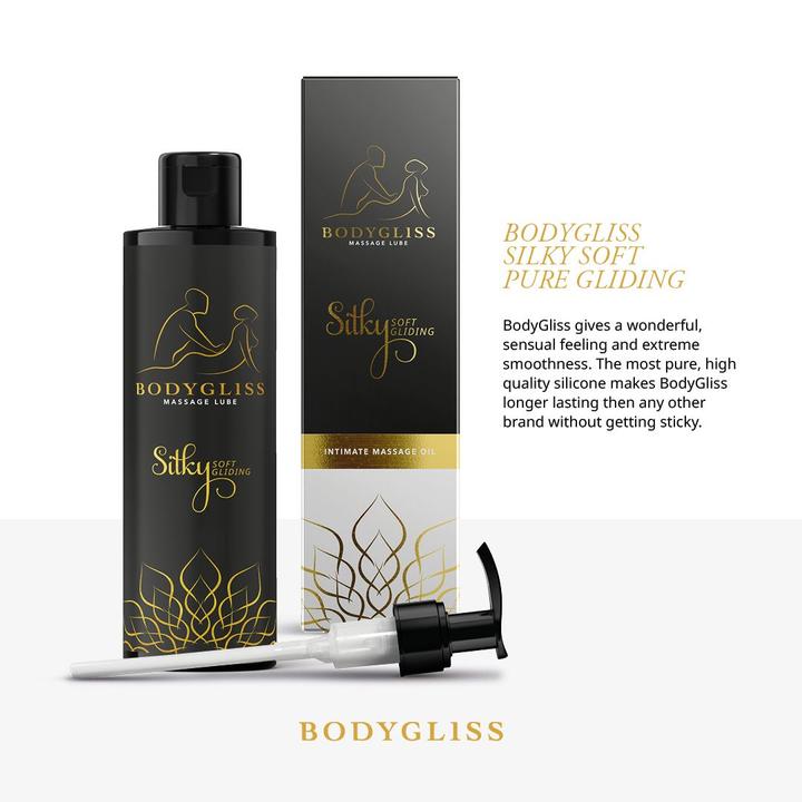 Actual product image Bodygliss Erotic Collection Silky Soft Gliding Pure 250 ml (250 ml)