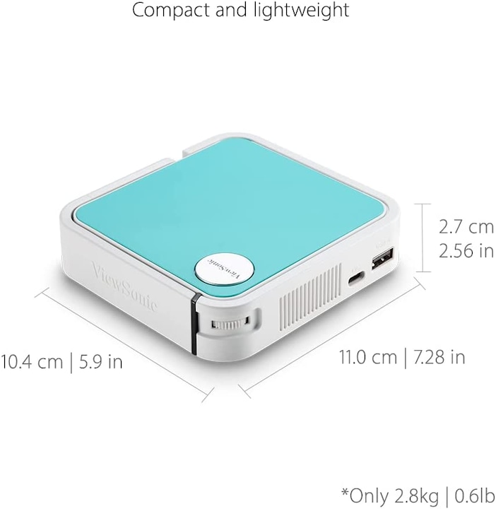 Produktbild Viewsonic M1 Mini (WVGA, 50 lm, 1.2:1)