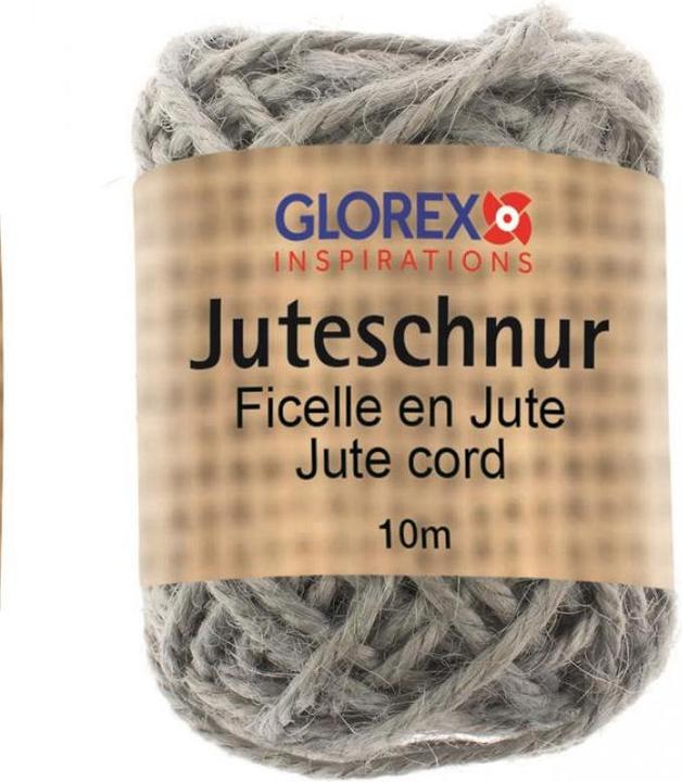 Glorex Juteschnur 10m grau