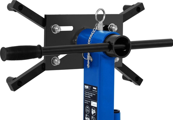 Produktbild MSW Motorständer bis 680 kg Motorträger 5 Räder Motorheber Motorhalter 360° drehbar