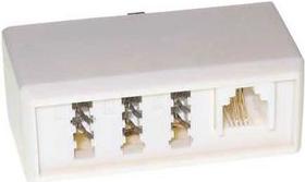 Image du produit Shiverpeaks Adaptateur téléphonique BASIC-S, connecteur TAE-F (RJ-11, RJ11 (1x))