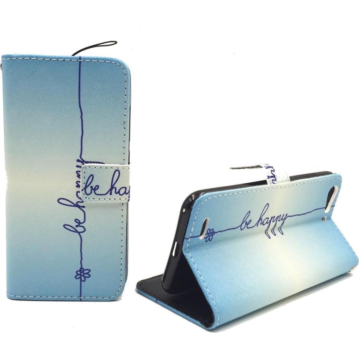 Thumbnail - König Design Schutz Hülle für ZTE Blade V6 Be Happy Blau Tasche Case Cover + 1 Panzer Schutz Glas Neu (ZTE Blade V6), Sm...