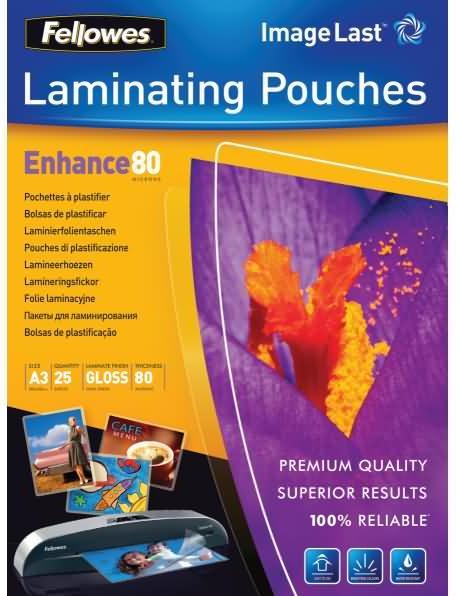 Image du produit Fellowes Améliorer 80 (A3, 25 pcs, 80 µm)