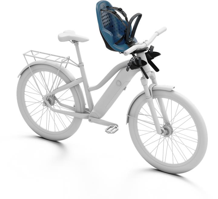 Immagine prodotto Thule Yepp 2 Mini- Front Mount- Majolica Blue (Attacco manubrio (pipa))