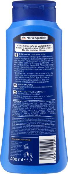 Image du produit dm Balea Lait corporel riche (Lait pour le corps, 400 ml)
