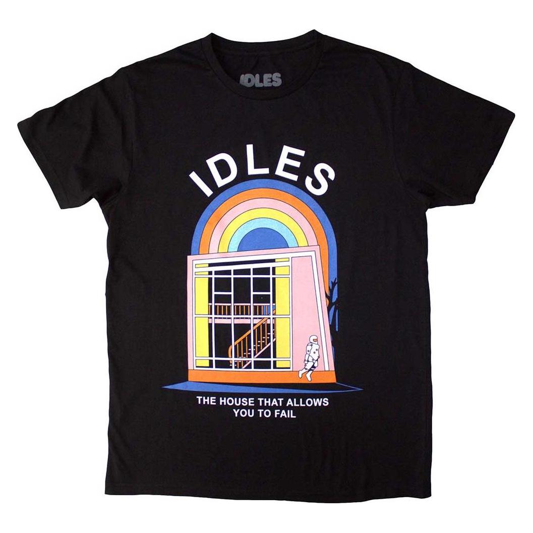Idles, Herren, Shirts, The House, Schwarz, (Xxl)