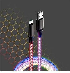Produktbild My Way Cable Lumineux RGB USB-A USB-C 1m (1 m)