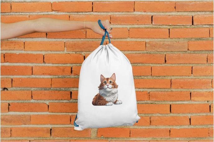 Produktbild Bügelbilder Turnbeutel Katze (13 l)