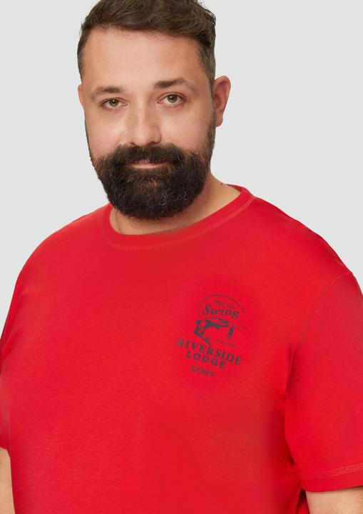 Actual product image S.Oliver T-Shirt Baumwollshirt mit Frontprint (XXL)