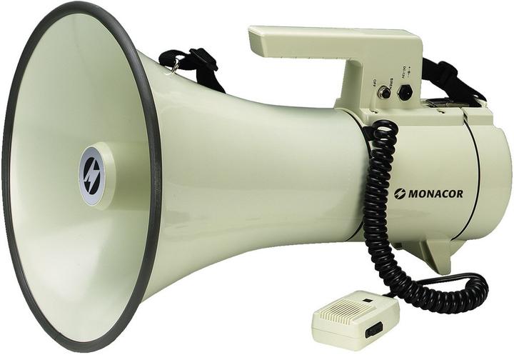 Image du produit Monacor Mégaphone TM-35 avec microphone à main (Porte-voix)