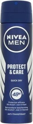 NIVEA Men Deodorant Spray Protect & Care 150ml (Spray, 150 ml)