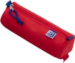 Oxford Rouleau pour trousses de toilette, polyester, rond, groá, rouge