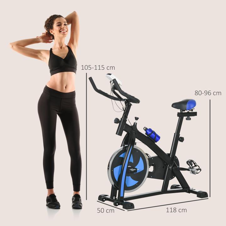 Produktbild SportNow Heimtrainer Stahl, ABS Blau