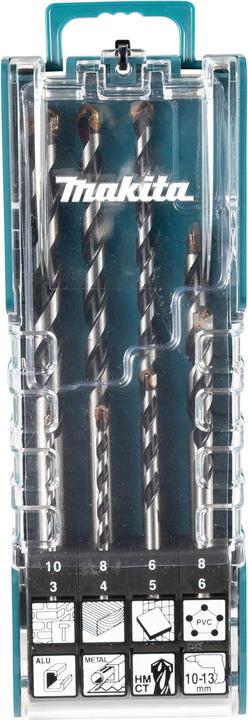 MGA Set of drill bits UNIWERSALNYCH HM (10 mm, 3 mm, 4 mm, 5 mm, 6 mm, 8 mm)