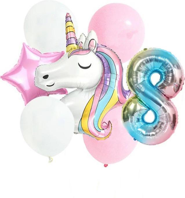 Produktbild Set de ballons - Licorne - 8 (7 x)