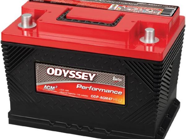 Actual product image Odyssey AGM Battery Performance Automotive (ODP) 12V 62Ah 650A (12 V, 62 Ah, 650 A)