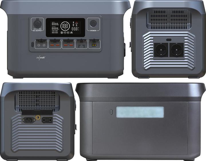 Produktbild Revolt Powerstation & Solar-Generator mit 200-W-Solarpanel, 1.920 Wh, 2.400 W (28 kg)