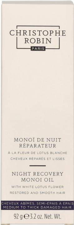 Produktbild Christophe Robin Night Recovery Monoï Oil with White Lotus Flower (92 ml)