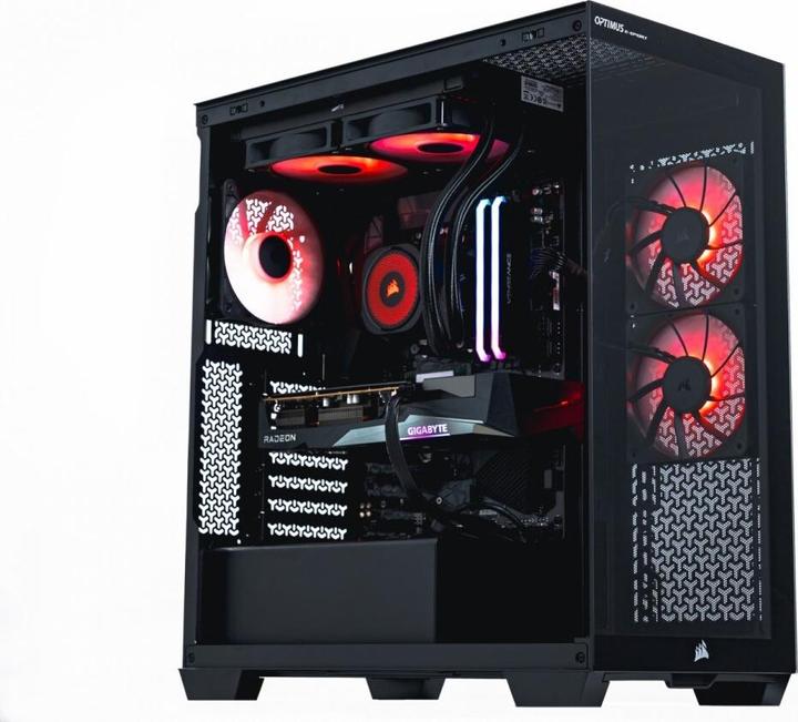 Actual product image Optimus Computer E-Sport GA520T-CR7 Ryzen 7 5800X/16GB/1TB/RX 7600 GAMING OC 8G/W (1000 GB, 16.38 GB, AMD Ryzen 7 5800X)