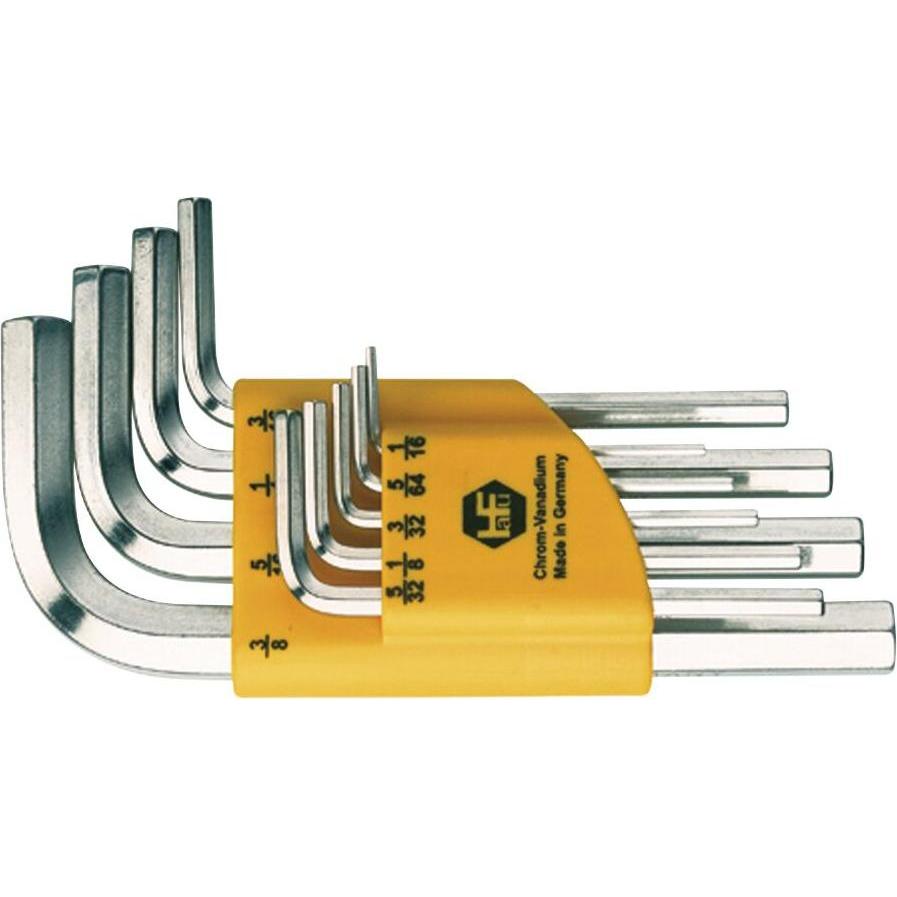 Hafu, Sechskantschlüssel, Sechskant Stiftschlüssel-Satz Zoll im Clip Gr. 0,05"-3/8" 13-teilig