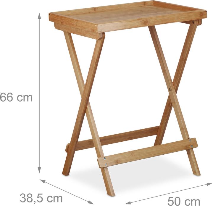 Produktbild Relaxdays Tabletttisch