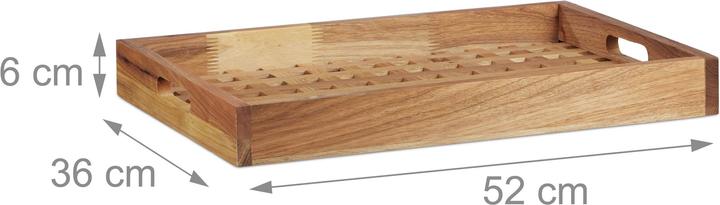 Produktbild Relaxdays Tabletttisch Walnuss