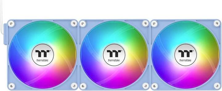 Actual product image Thermaltake TT CT120 EX Rev ARGB Sync PC Cooling Fan 3 Pack Hydrangea (120 mm, 3 x)