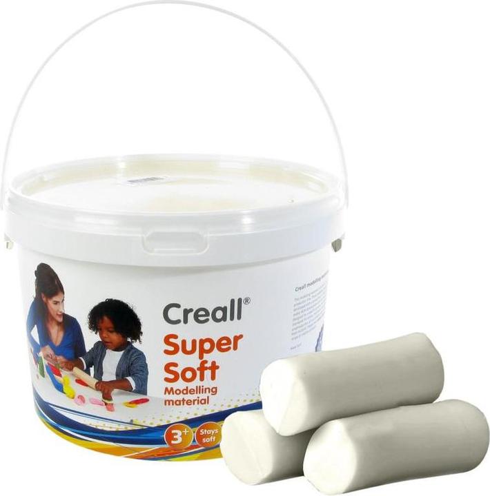 Actual product image Creall Supersoft klei Wit, 1750gr.