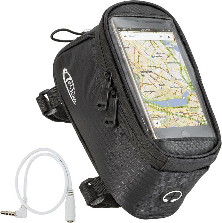 Image du produit tectake Étui a vélo pour Smartphone pour cadre de vélo (2.10 l, Sacoche de cadre)