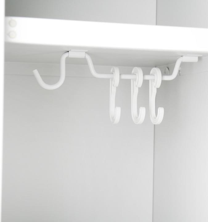Actual product image Stier Anbauelement für Garderobenspind 1800x300x500mm anthrazitgrau (30 cm, 0.18 cm)