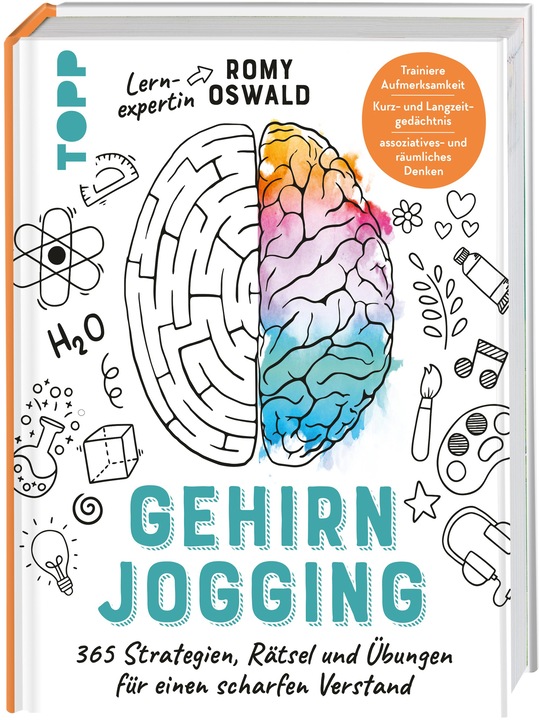 Image du produit Gehirnjogging - 365 Strategien, Rätsel und Übungen für einen scharfen Verstand (Allemand, Romy Oswald, 2022)