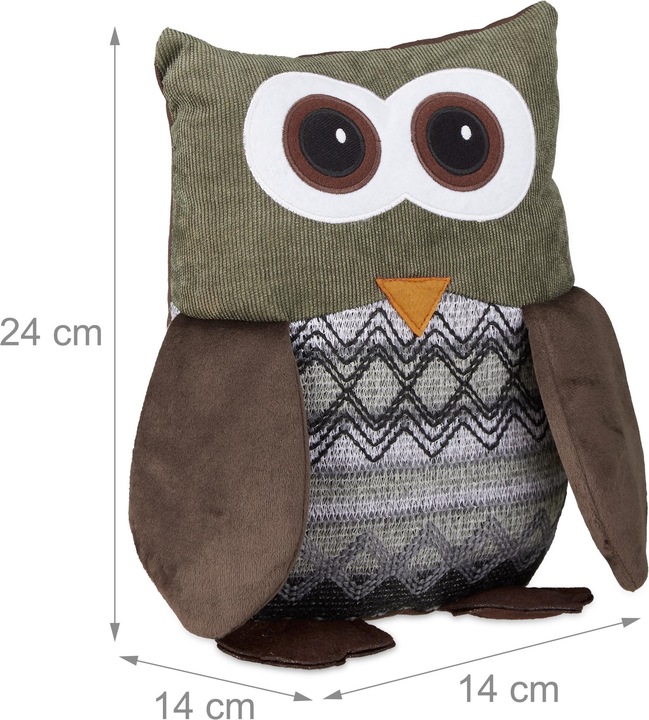 Actual product image Relaxdays Owl (1 Piece, 14 x 14 x 24 cm)