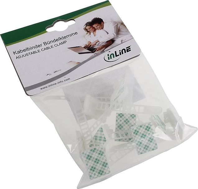 Actual product image InLine Cable tie Bundle clamp (Plastic cable ties, 64 mm, 10 pcs.)