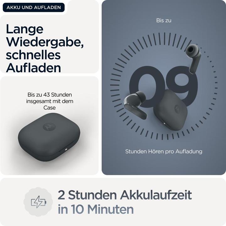 Produktbild Motorola Moto Buds Bass (ANC, 9 h, Kabellos)